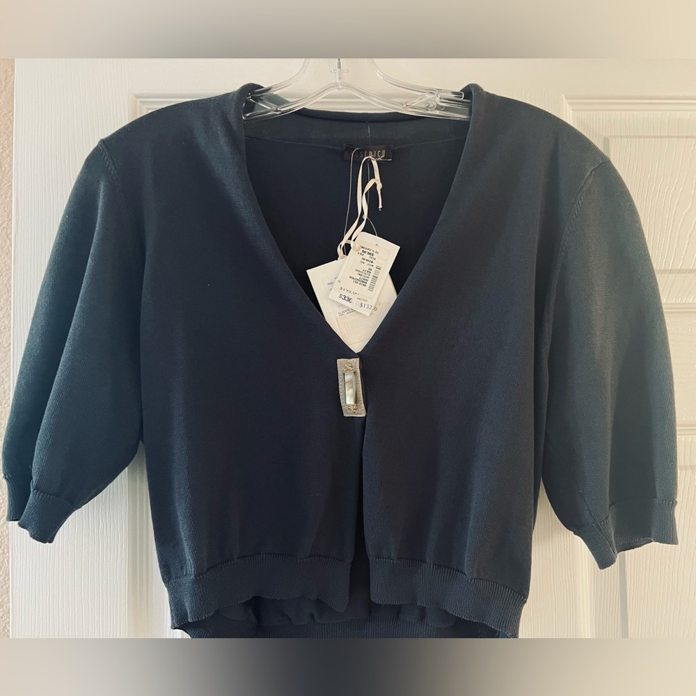 Beautiful Peserico Top, New With tags, Size L, IT48, Runs Smaller